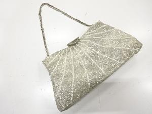 アンティーク　ビーズ　ハンドバッグ